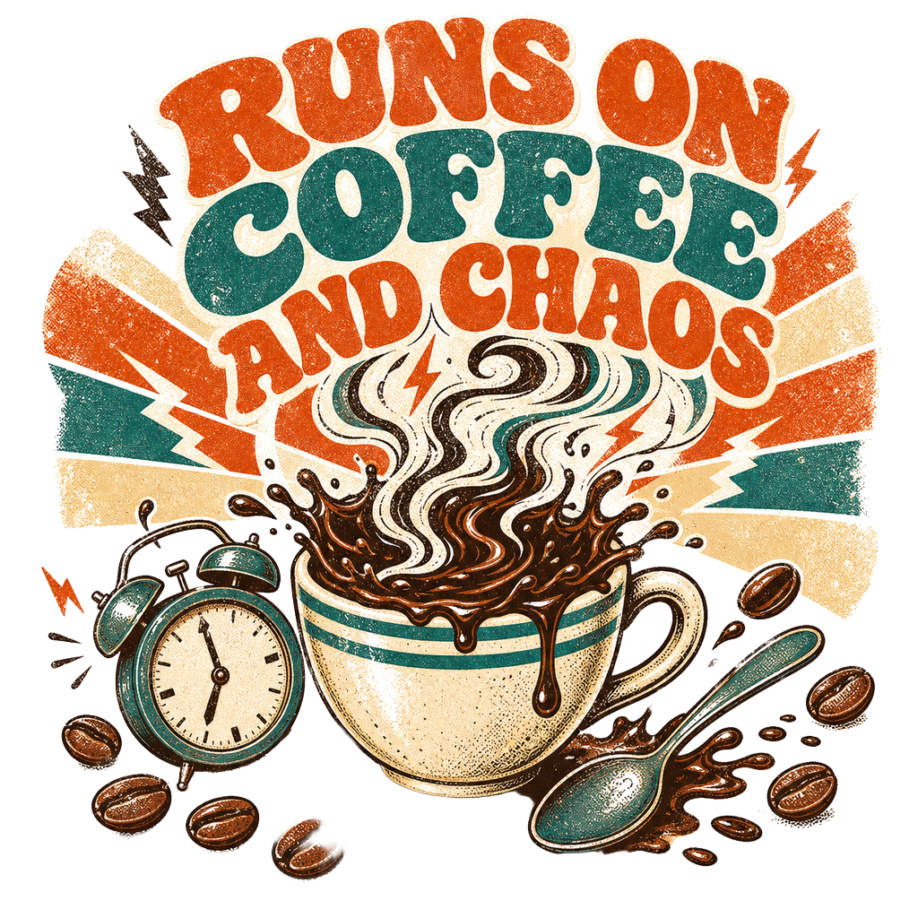 RUNS ON COFFEE AND CHAOS