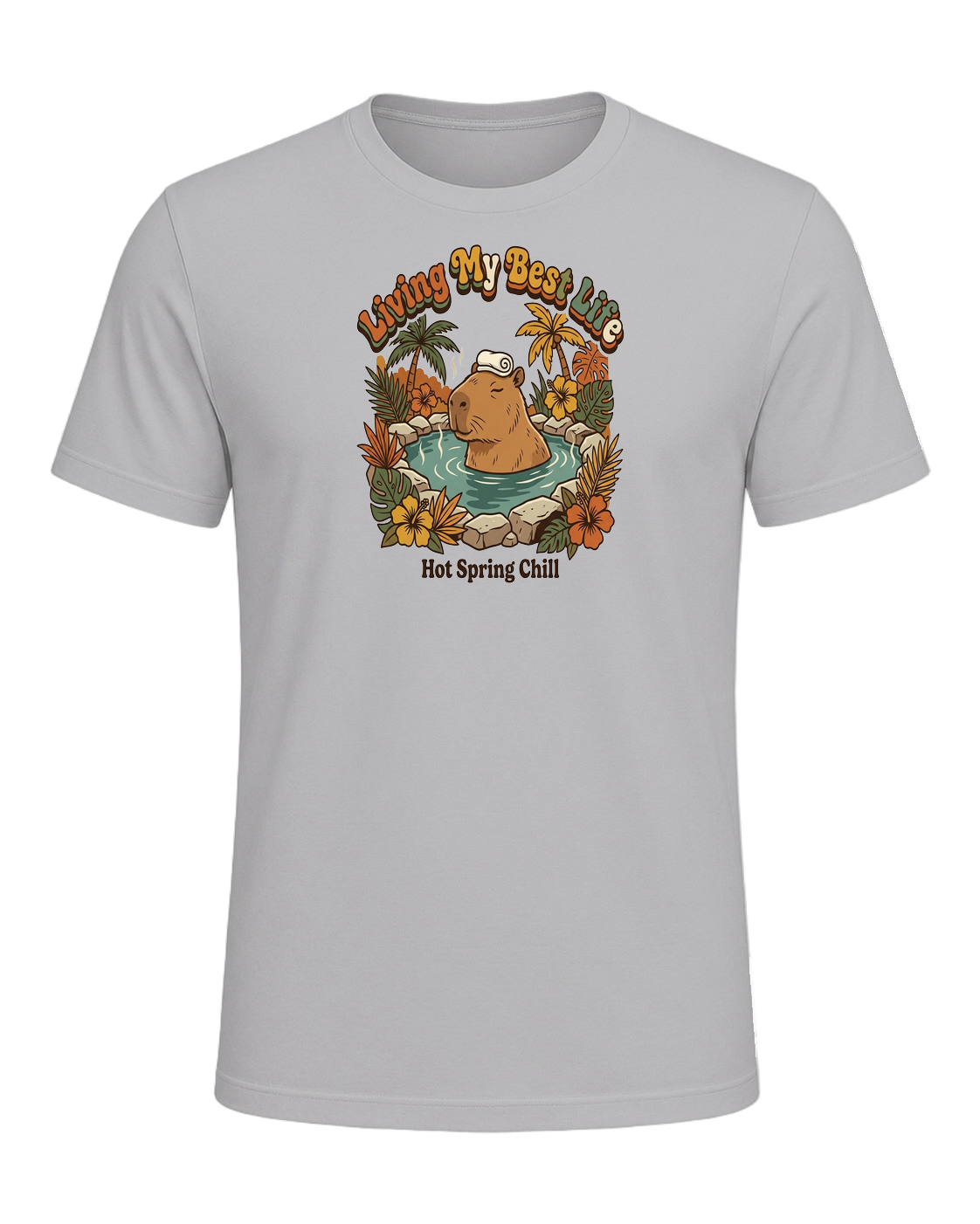 Capybara Chill Vibes — Athletic Heather