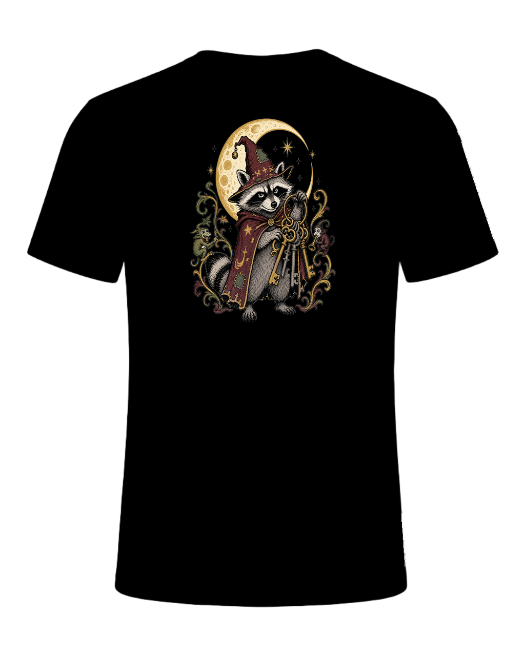Raccoon Wizard Energy — Black