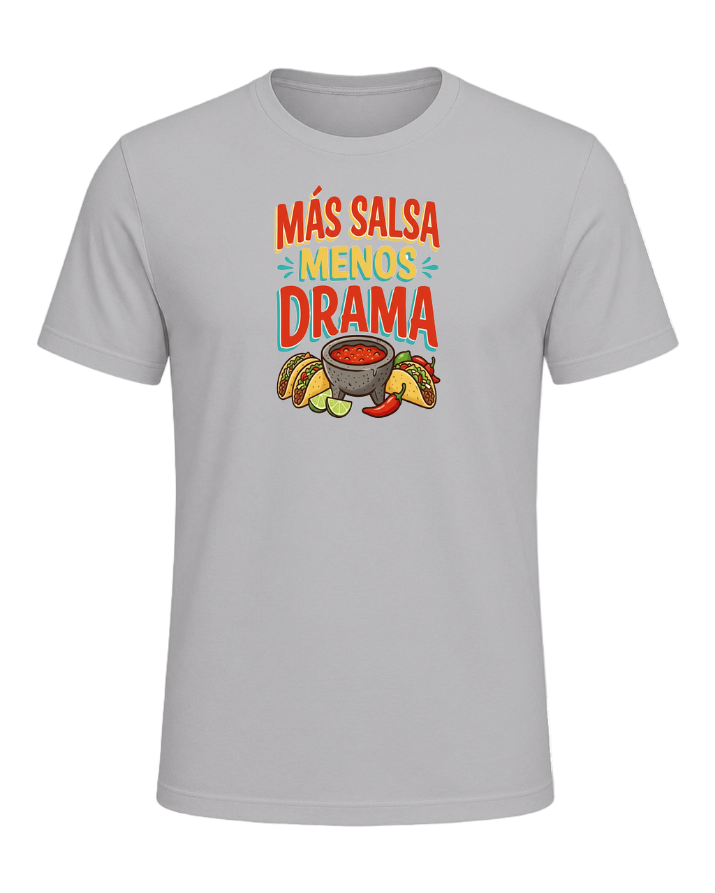 MÁS SALSA MENOS DRAMA — Athletic Heather