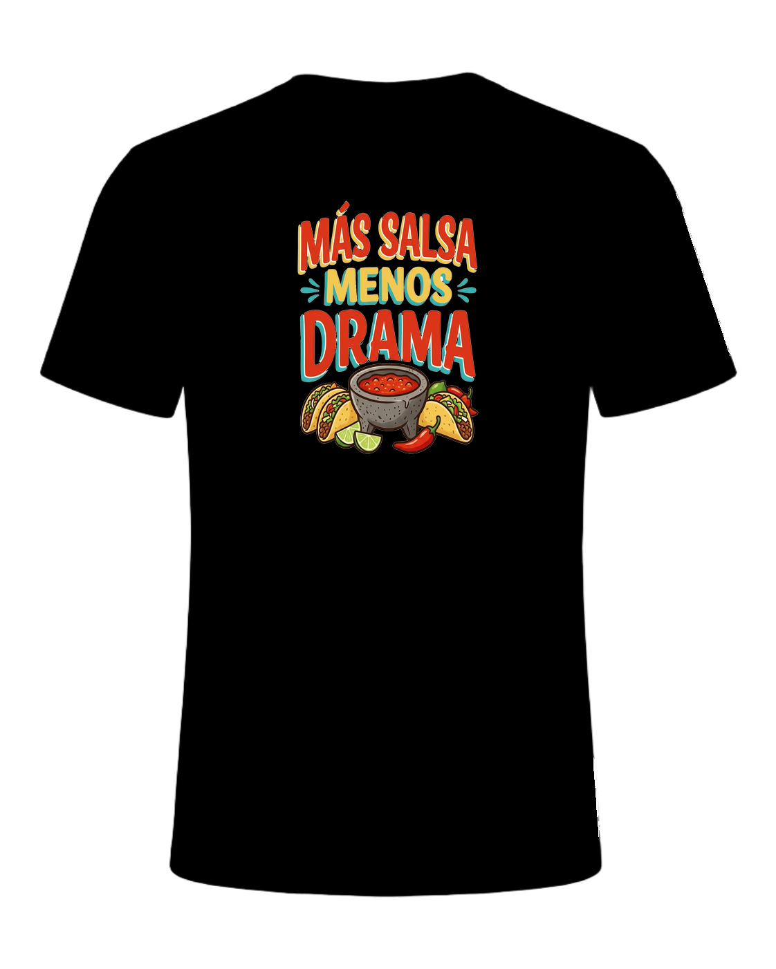 MÁS SALSA MENOS DRAMA — Black