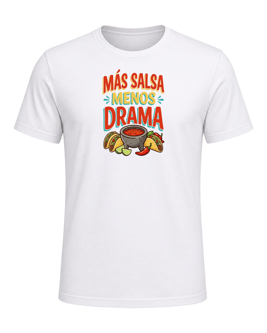 MÁS SALSA MENOS DRAMA — White