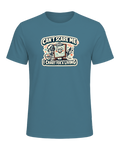 Can't Scare Me I Chart For A Living Tee — Heather Deep Teal