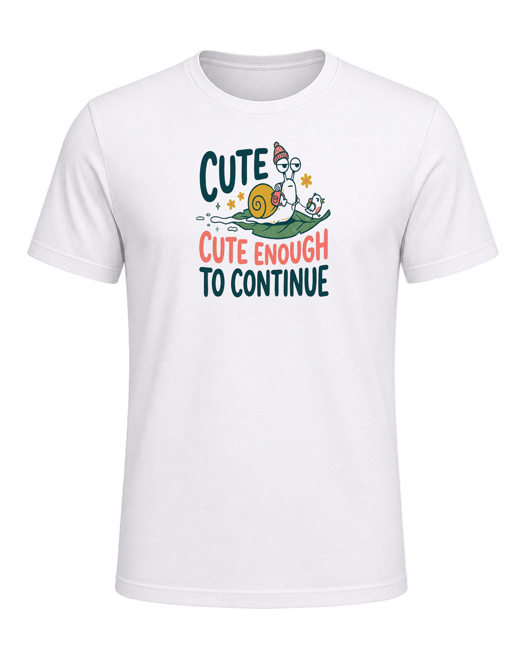 CUTE ENOUGH TO CONTINUE — White
