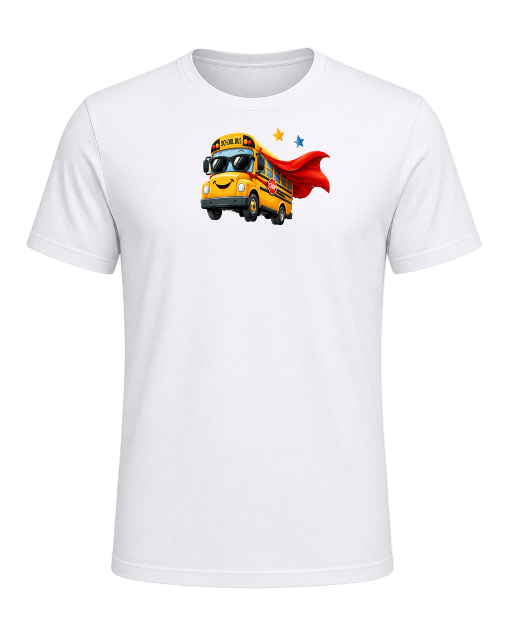 School Bus Driver — White