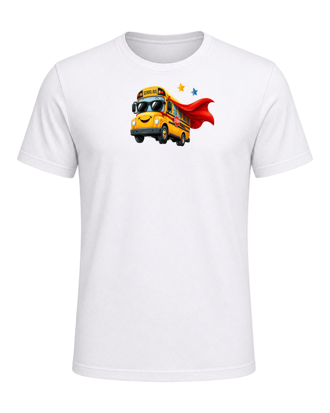 School Bus Driver — White