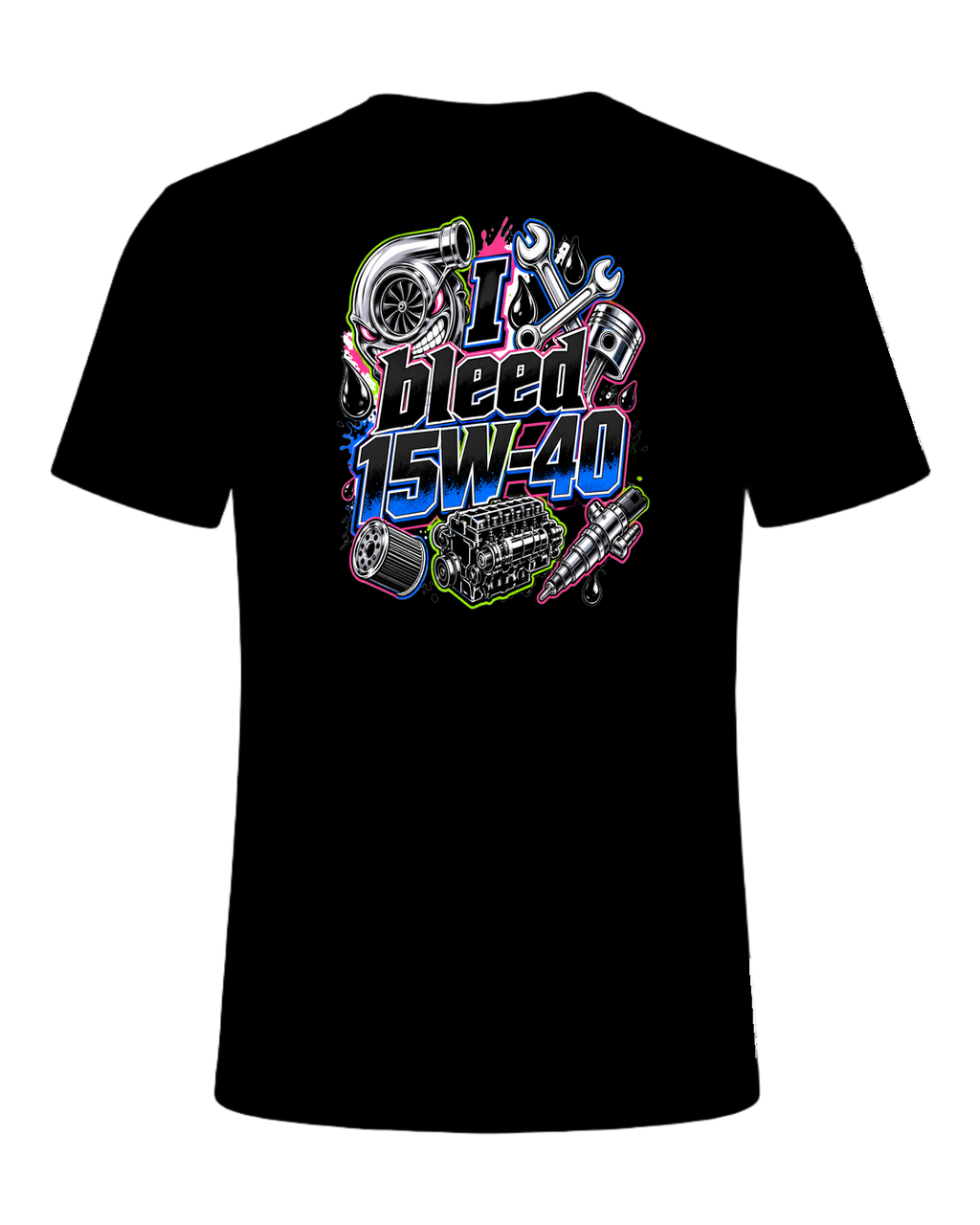 I bleed 15W-40 — Black