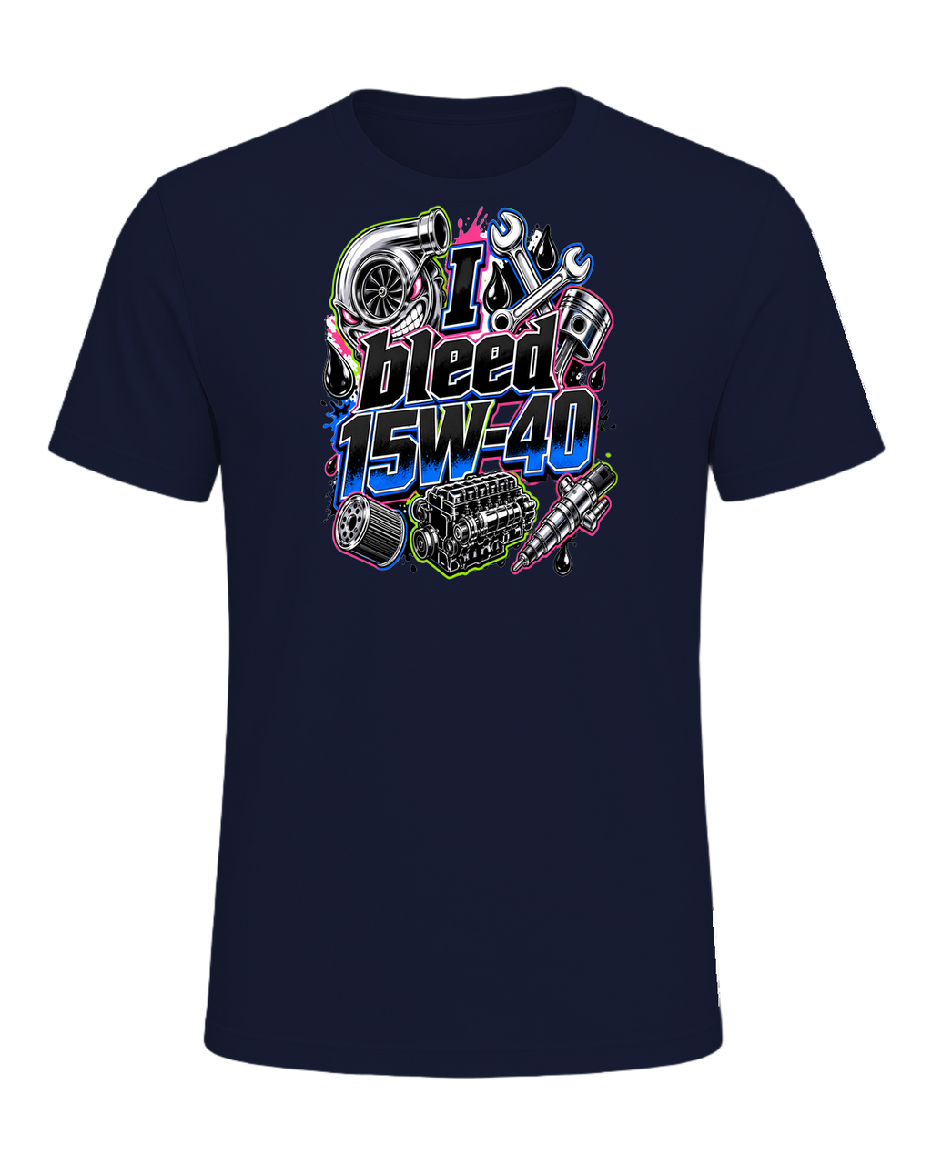 I bleed 15W-40 — Navy