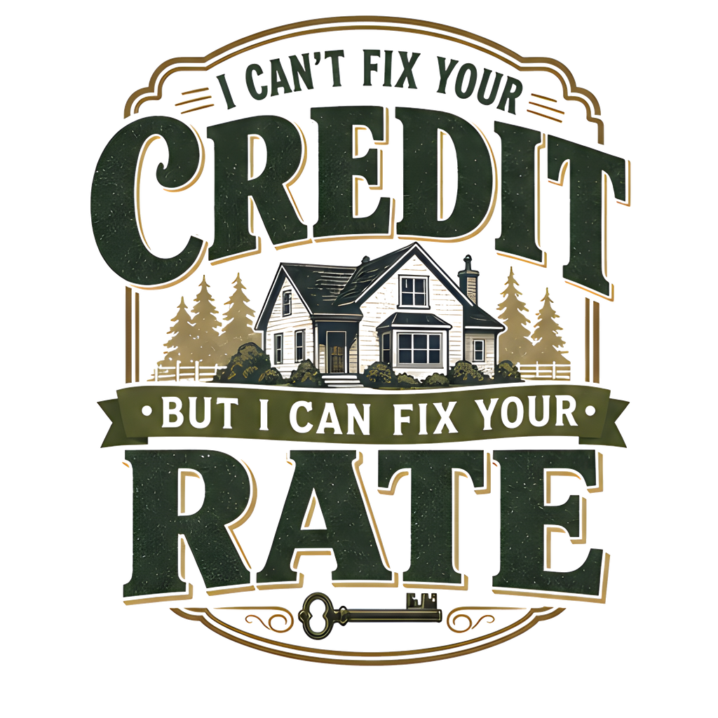 I CAN'T FIX YOUR CREDIT BUT I CAN FIX YOUR RATE