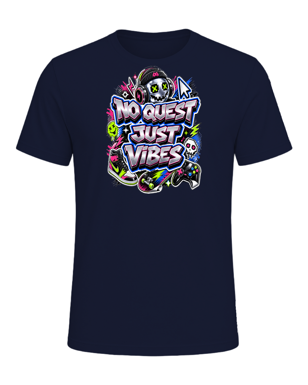 NO QUEST JUST VIBES — Navy