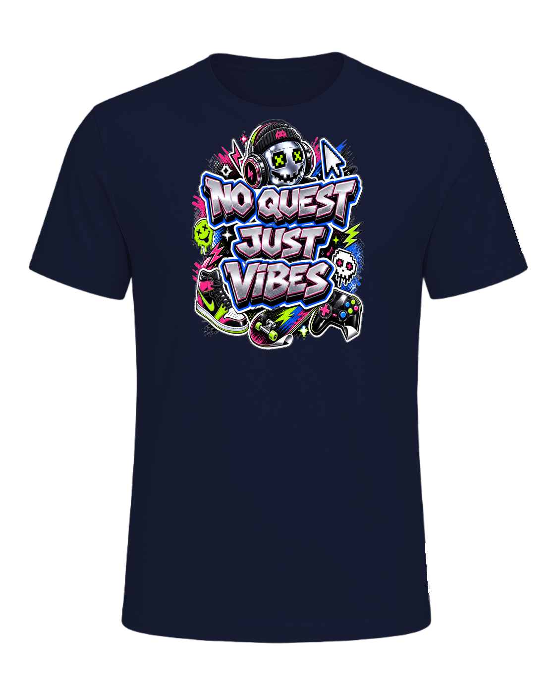 NO QUEST JUST VIBES — Navy