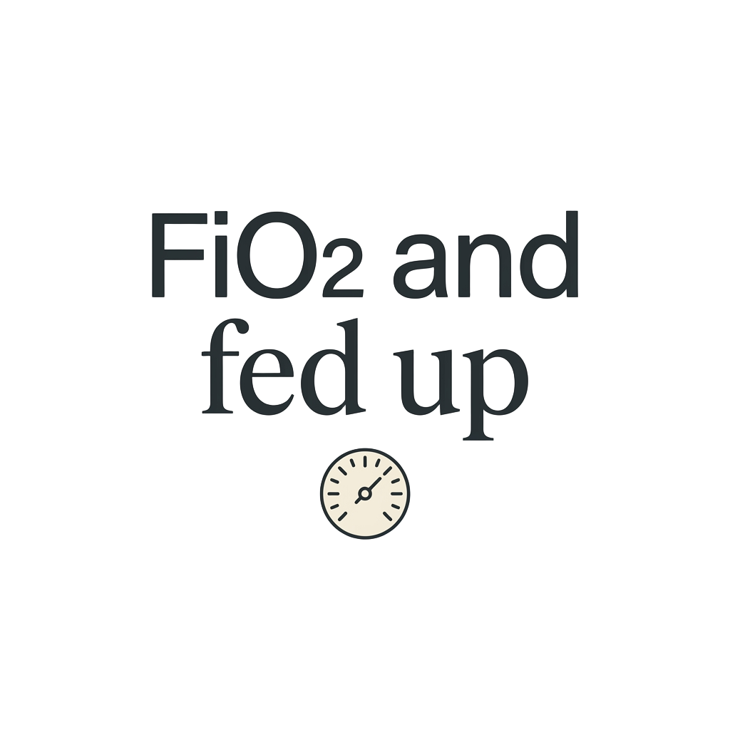 FiO2 and fed up