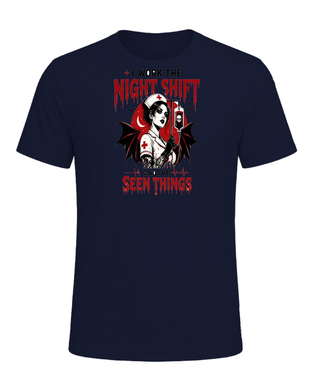 Nurse Night Shift Spooky — Navy