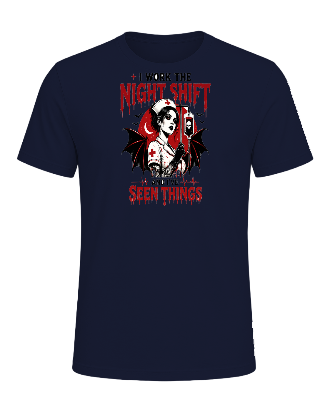 Nurse Night Shift Spooky — Navy