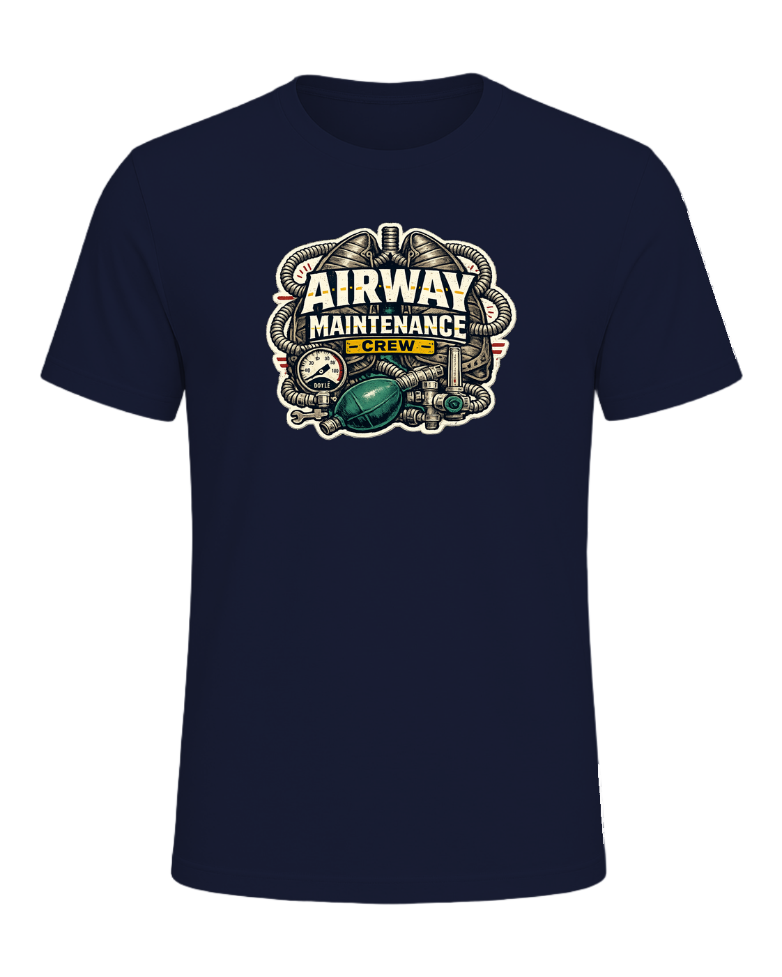 Airway Maintenance Crew Tee — Navy