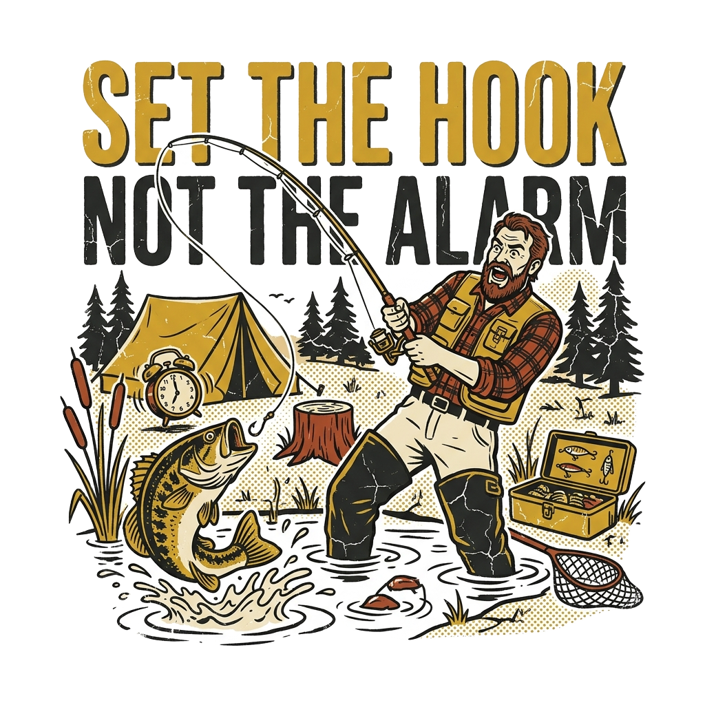 SET THE HOOK NOT THE ALARM