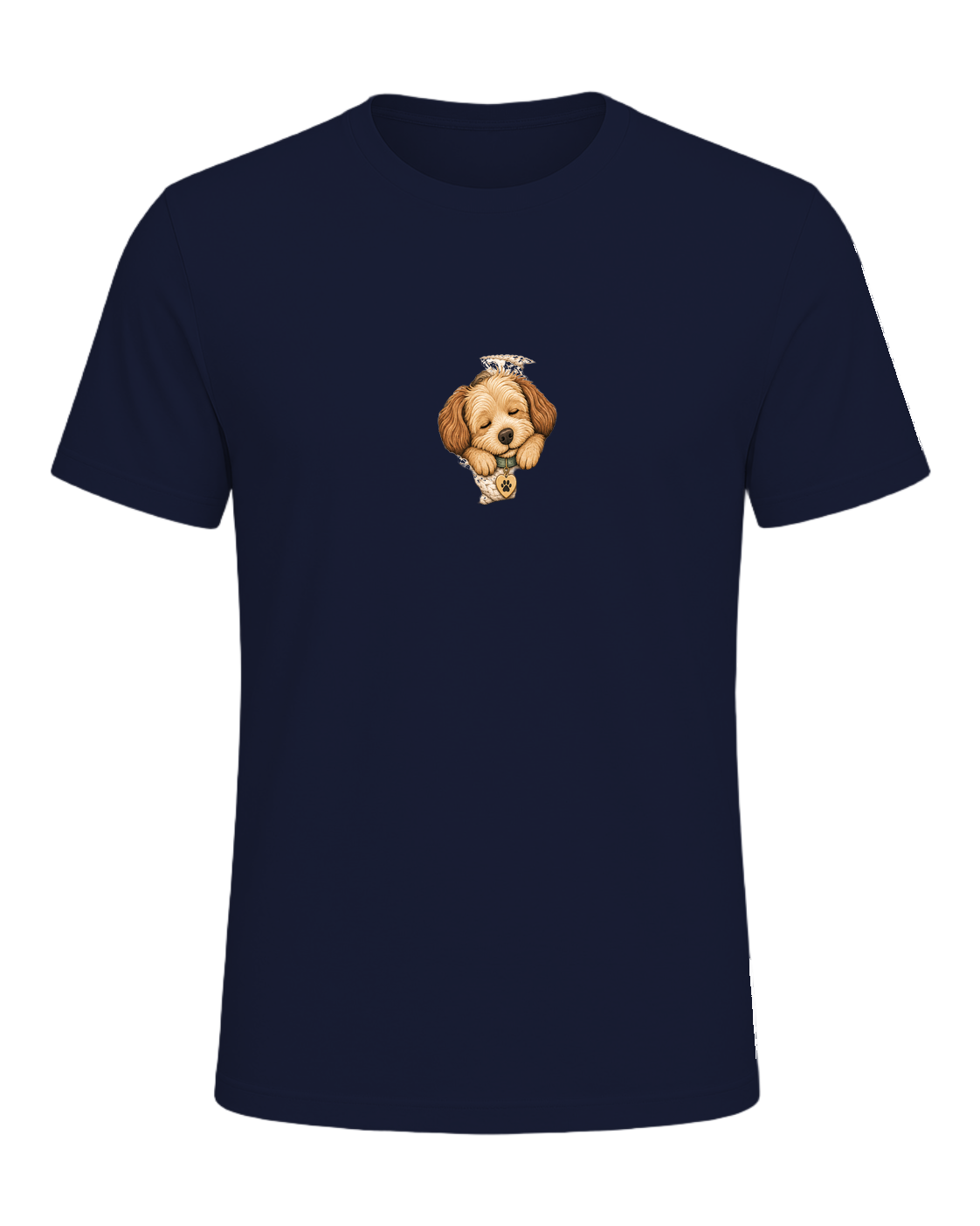 SORRY I'M LATE MY DOG LOOKED COZY — Navy