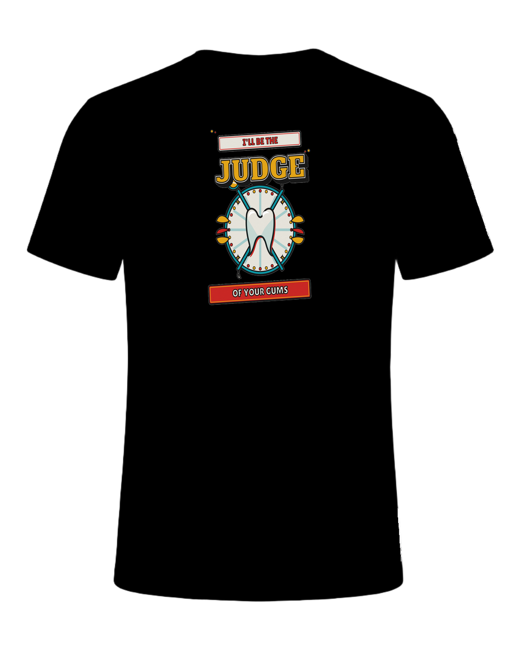 I'll be the judge of your gums — Black