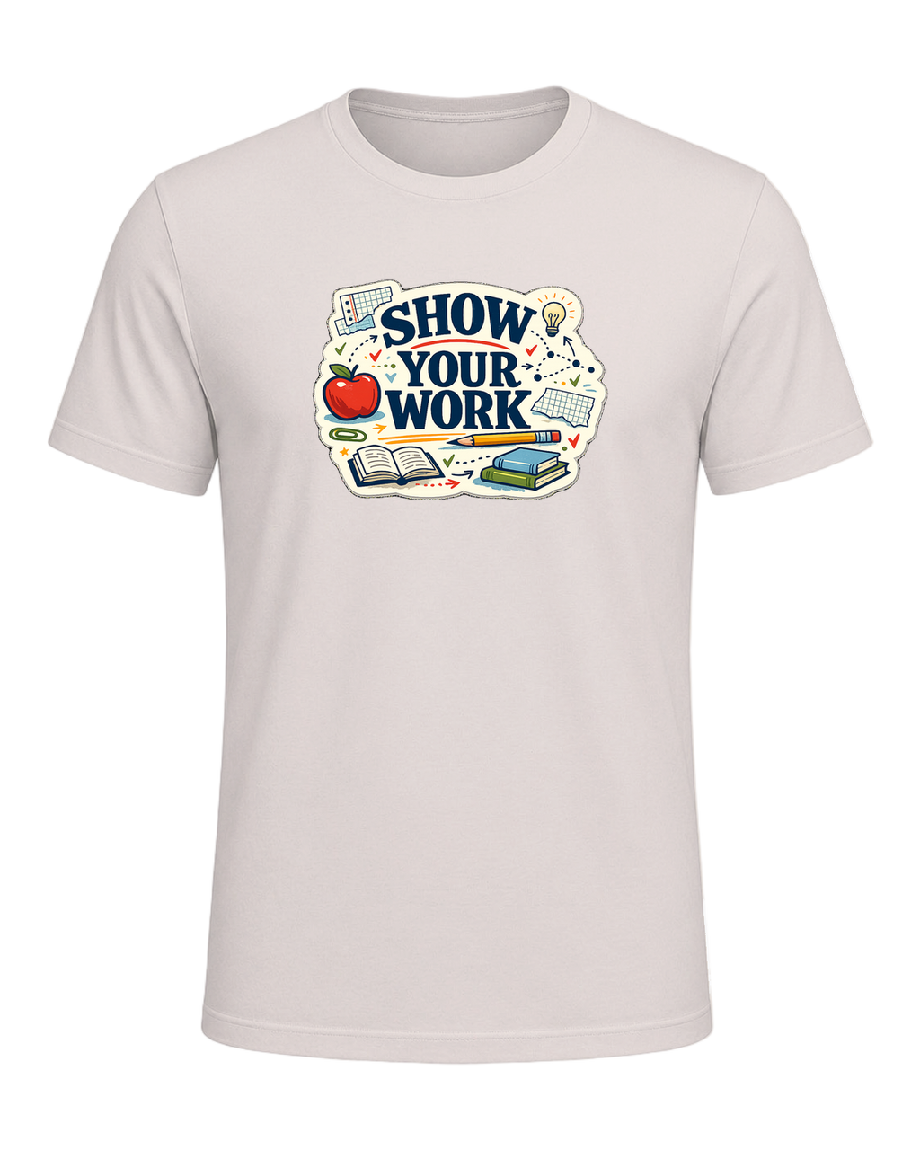 Show Your Work Tee — Heather Dust