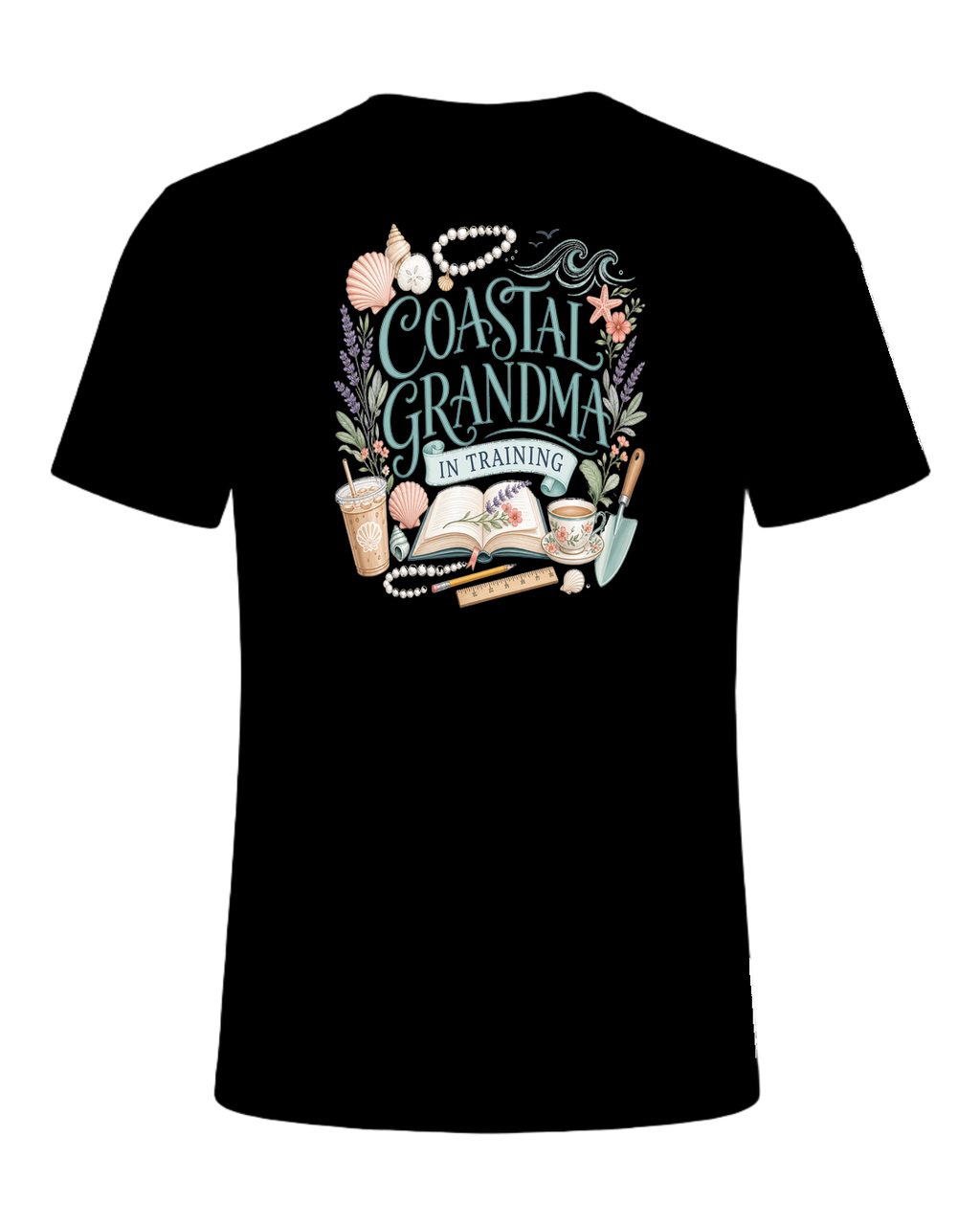 COASTAL GRANDMA IN TRAINING — Black