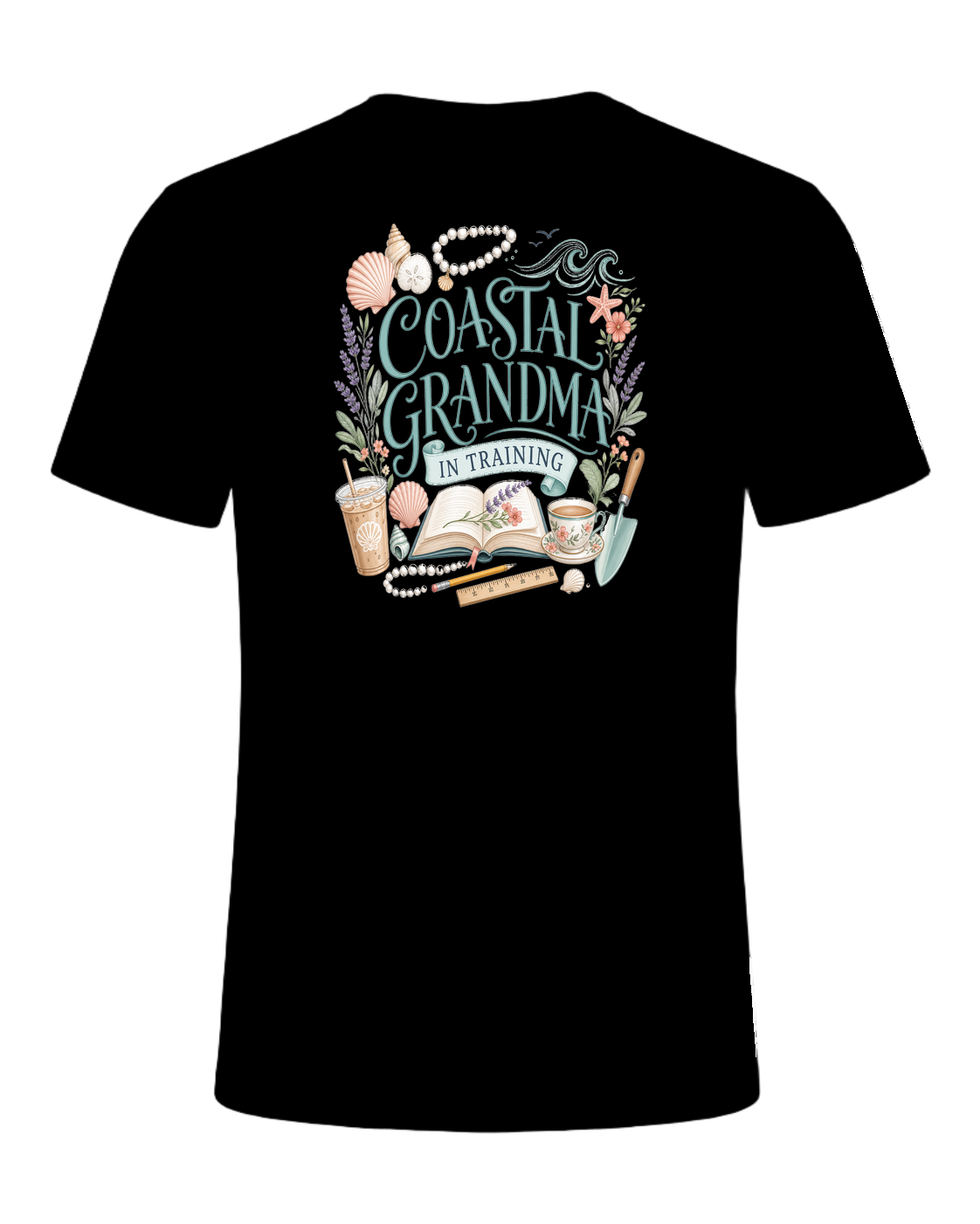 COASTAL GRANDMA IN TRAINING — Black