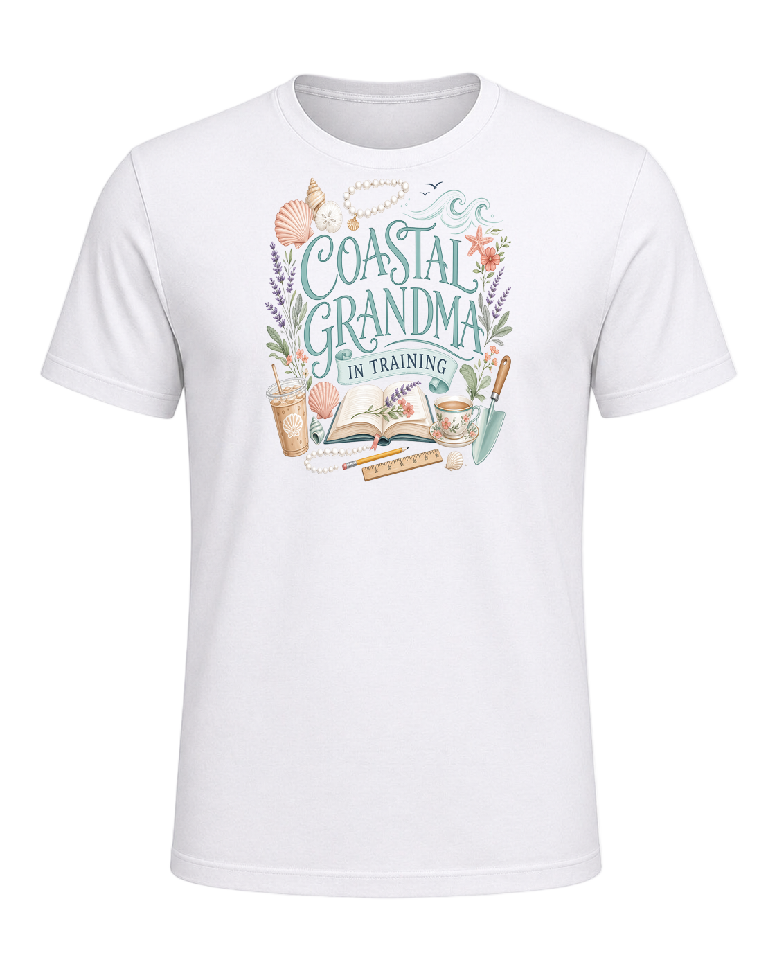 COASTAL GRANDMA IN TRAINING — White