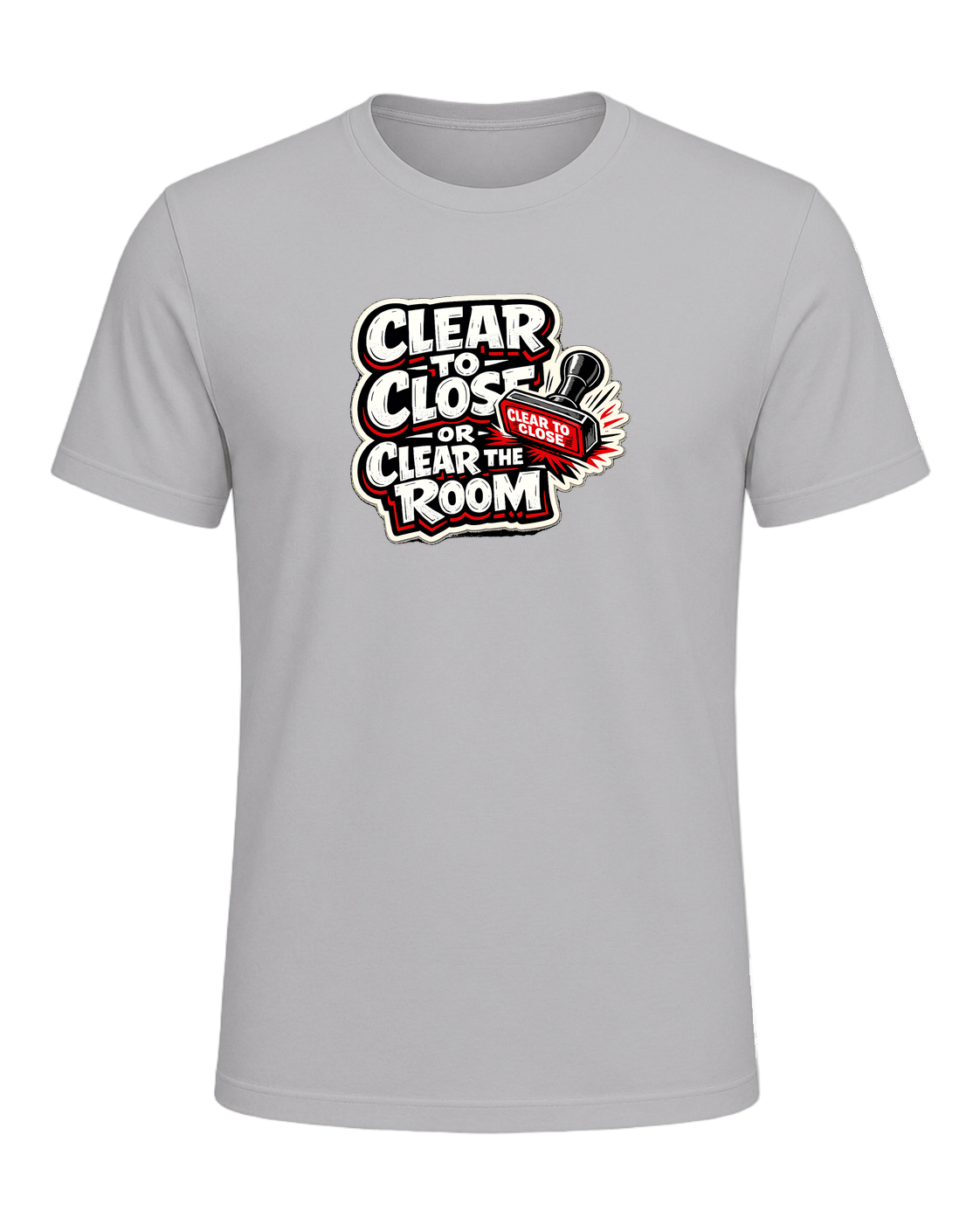 CLEAR TO CLOSE OR CLEAR THE ROOM — Athletic Heather