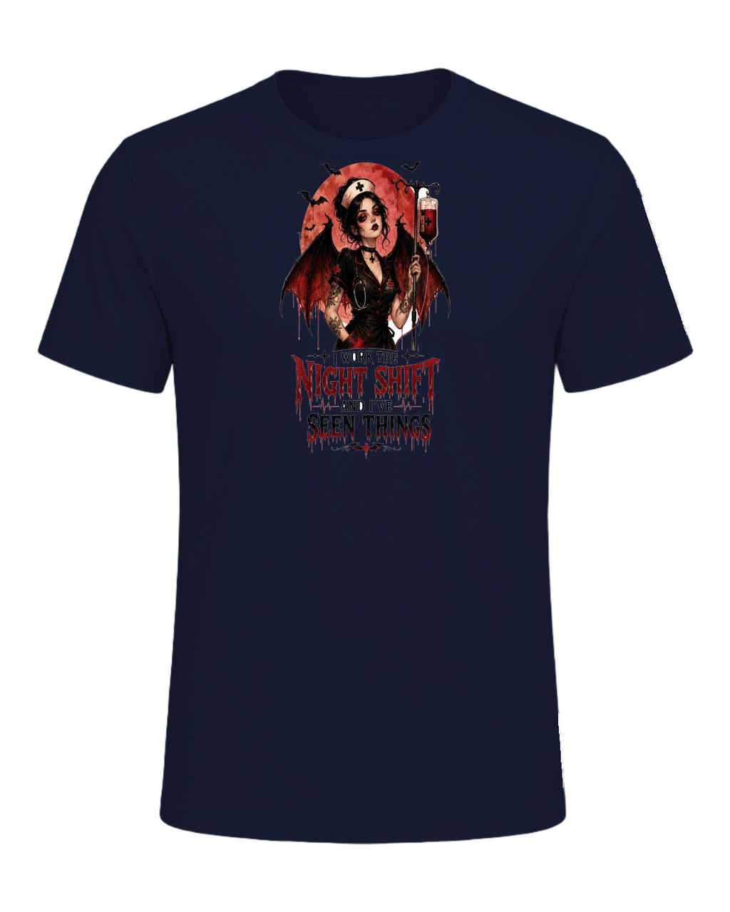 Nurse Night Shift Spooky — Navy