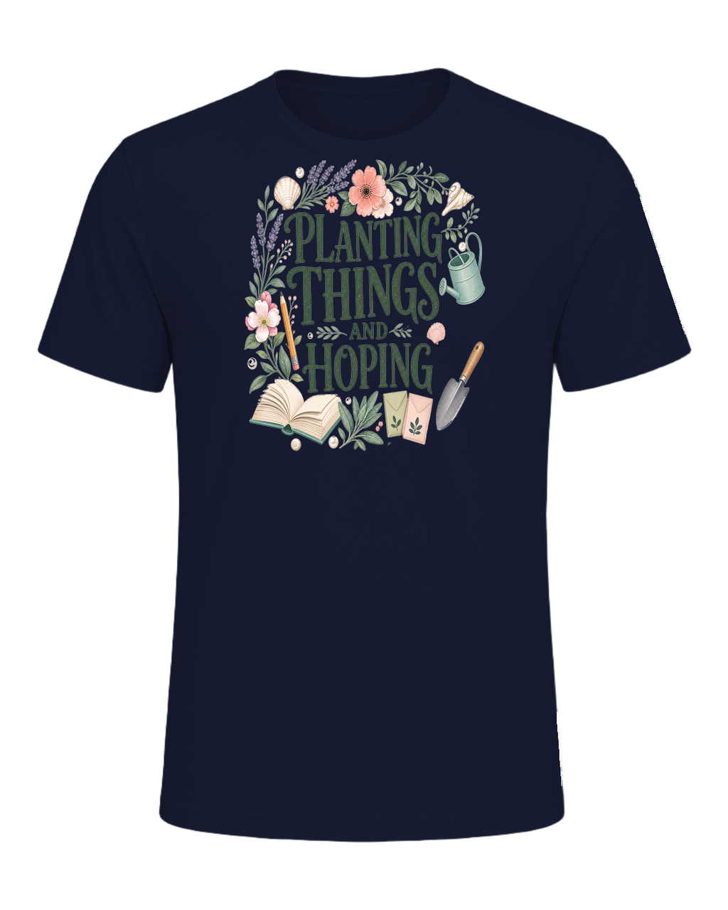 PLANTING THINGS AND HOPING — Navy