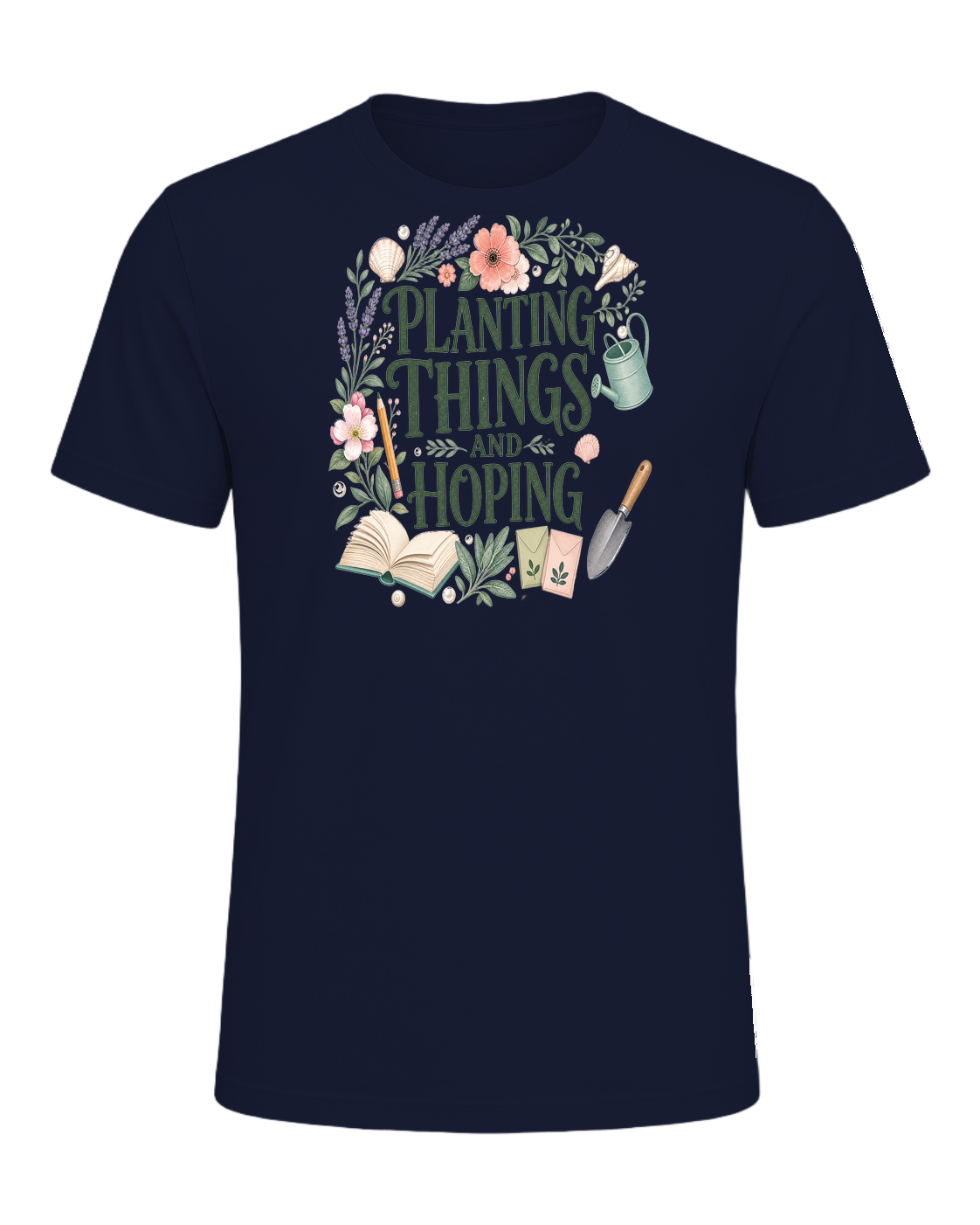 PLANTING THINGS AND HOPING — Navy