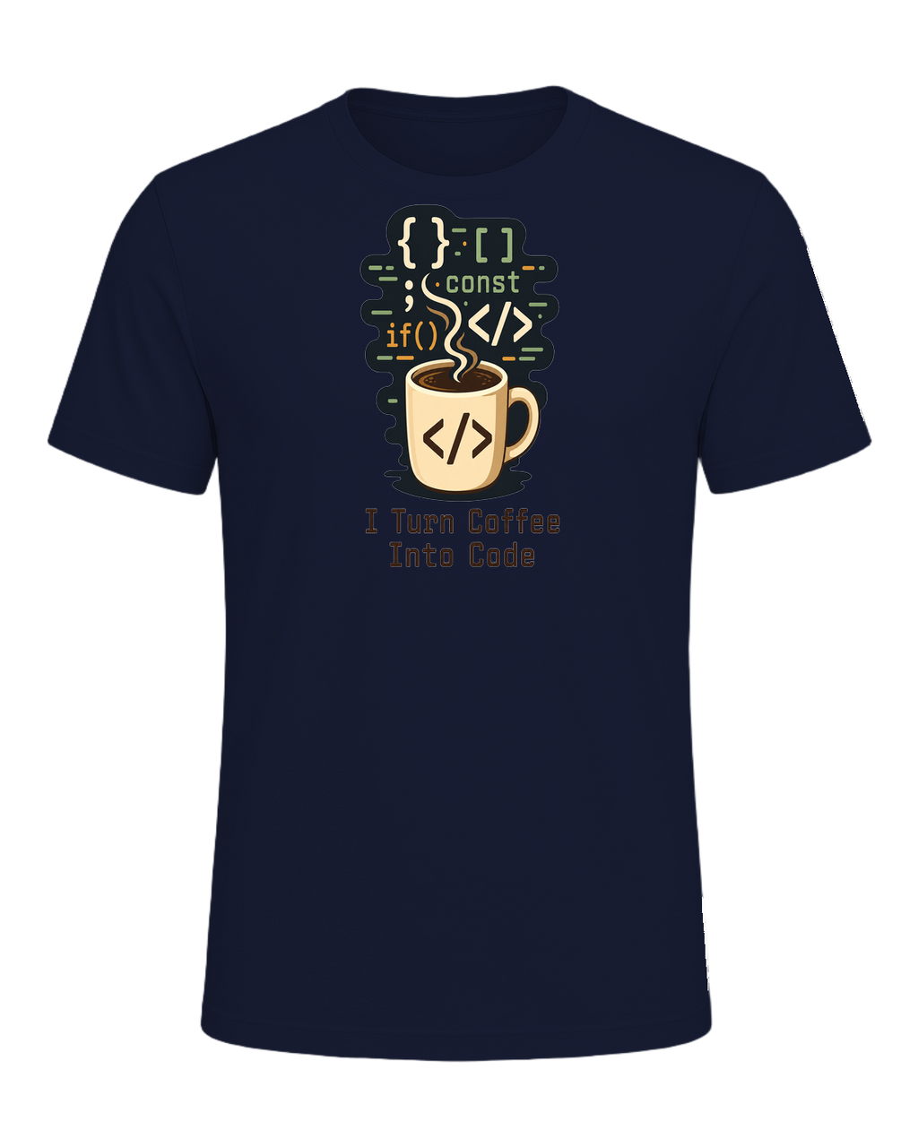 Coffee + Programmer — Navy