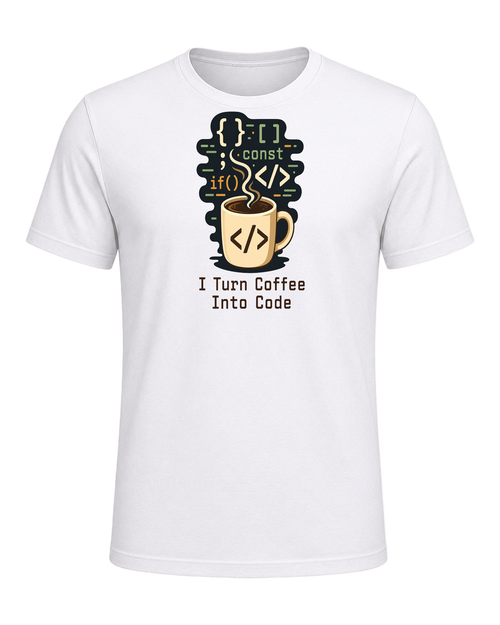 Coffee + Programmer — White