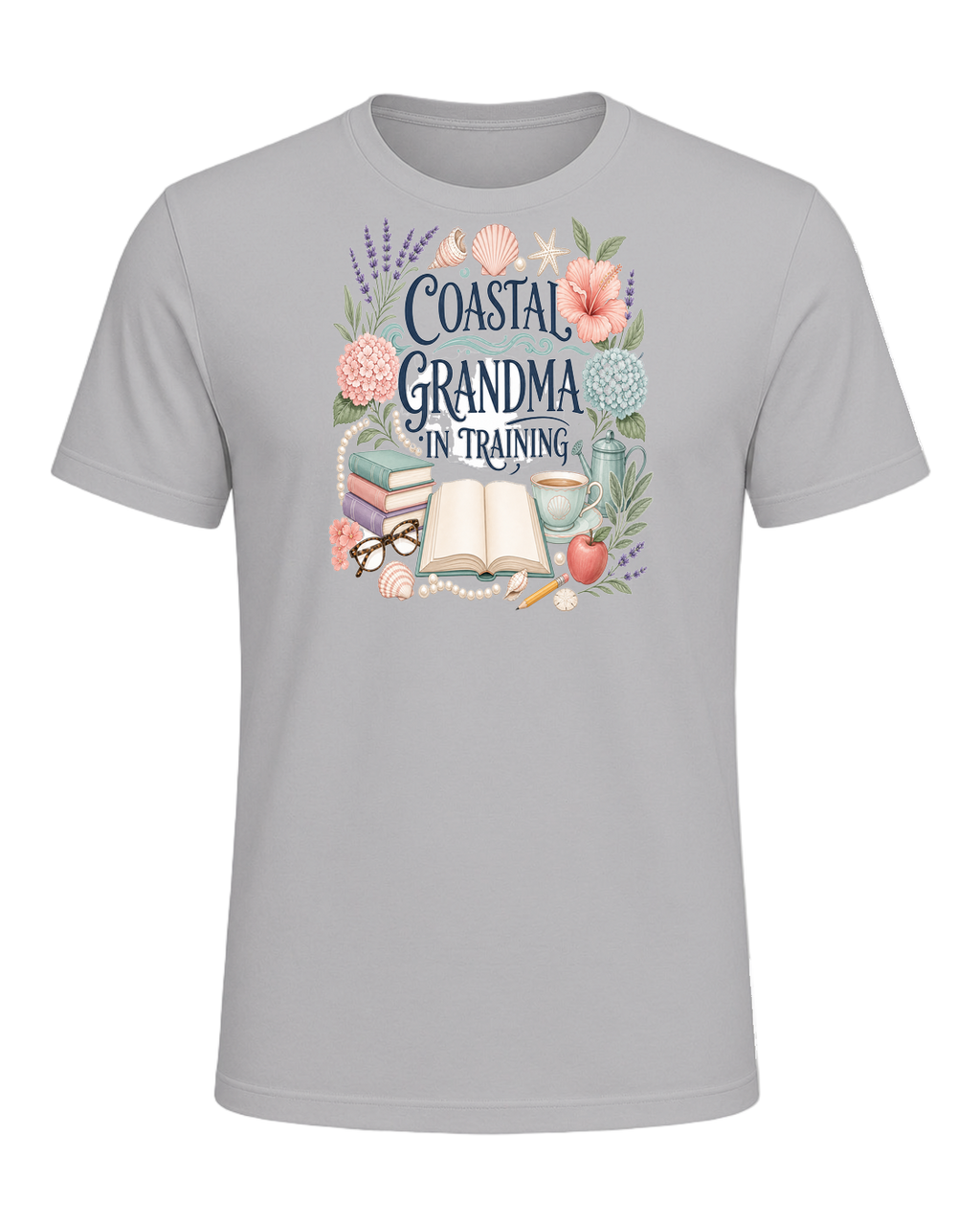 COASTAL GRANDMA IN TRAINING — Athletic Heather