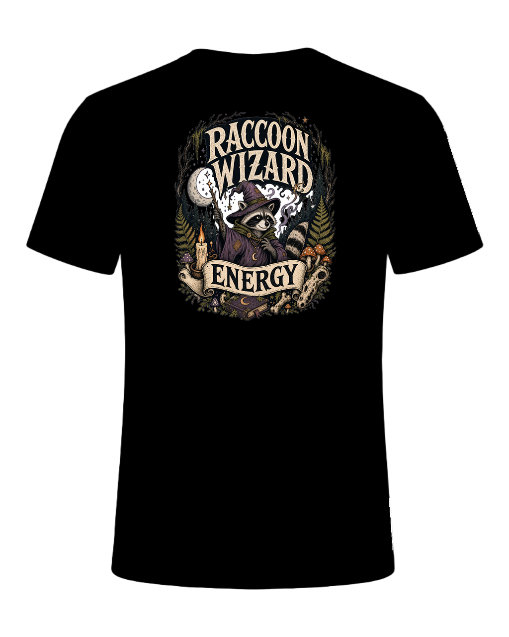RACCOON WIZARD ENERGY — Black