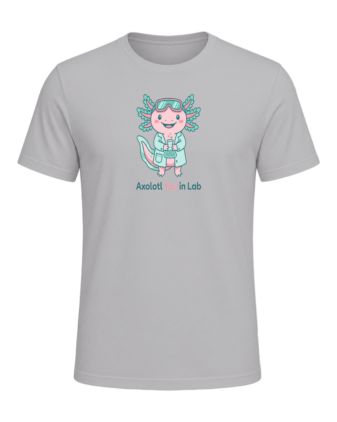 Axolotl Scientist — Athletic Heather