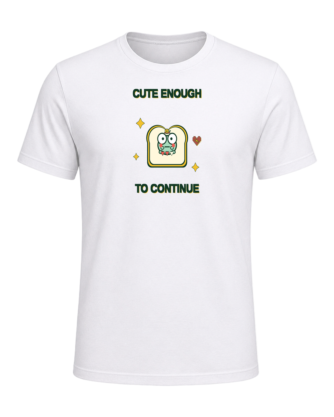 CUTE ENOUGH TO CONTINUE — White