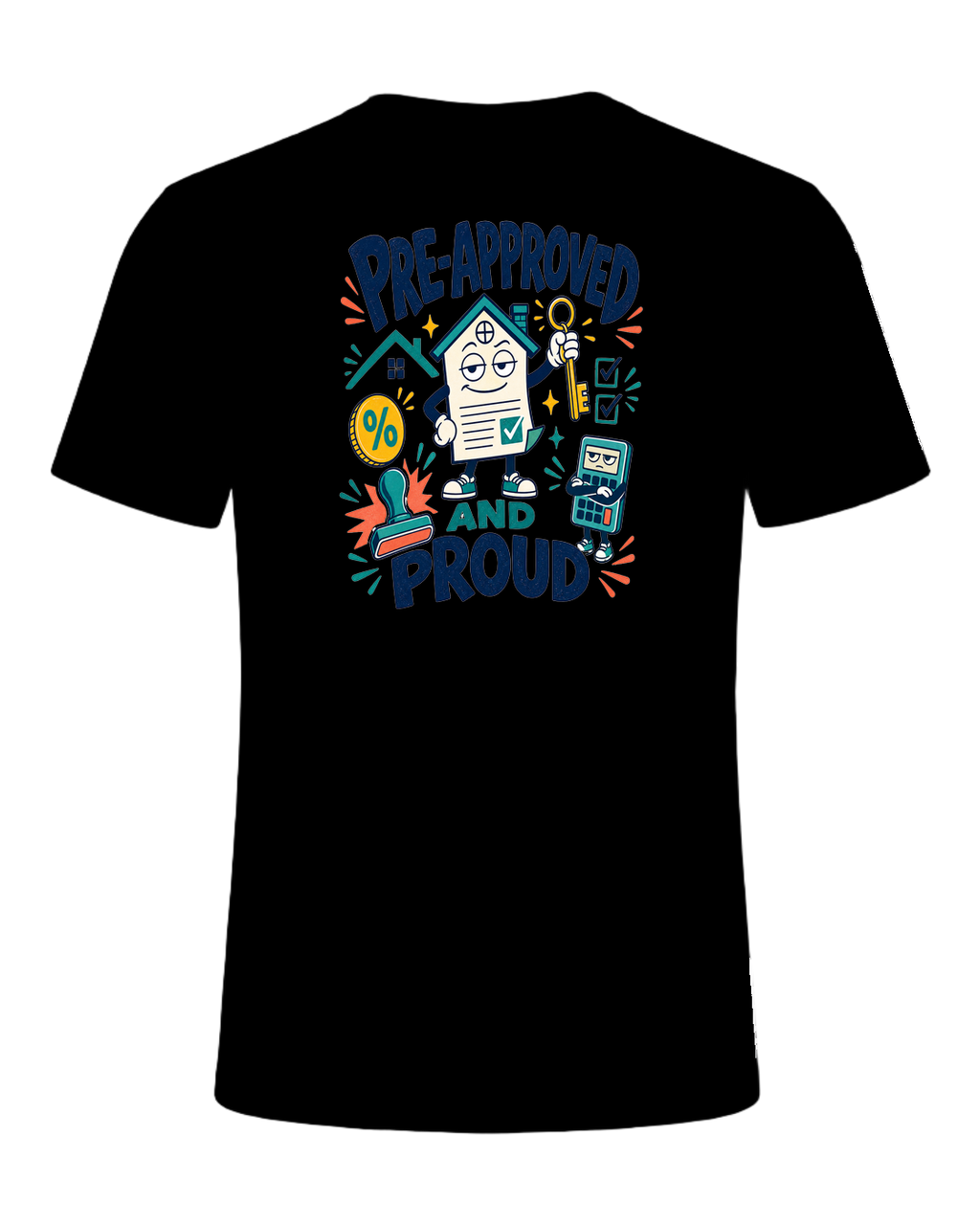 PRE-APPROVED AND PROUD — Black