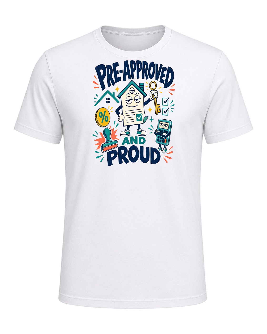 PRE-APPROVED AND PROUD — White
