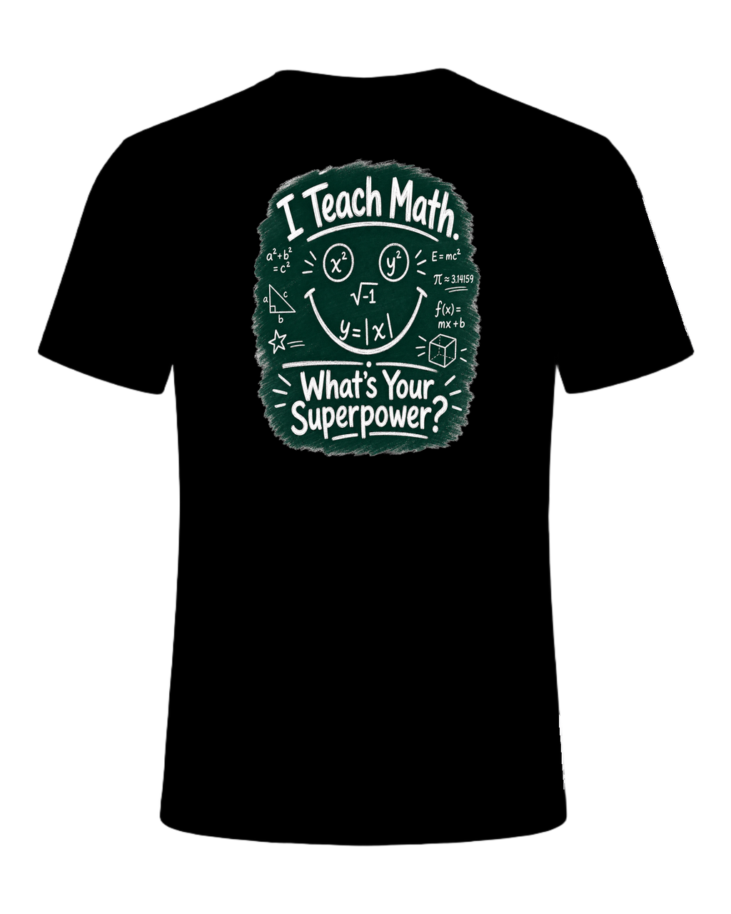 Math Pun Teacher — Black