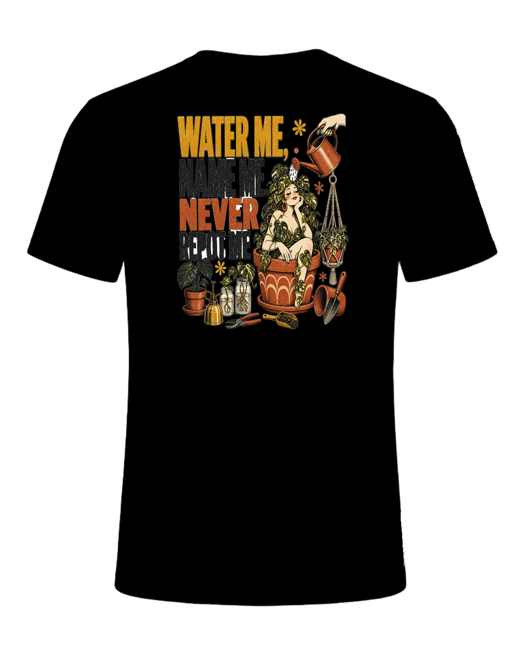 Water me, name me, never repot me — Black