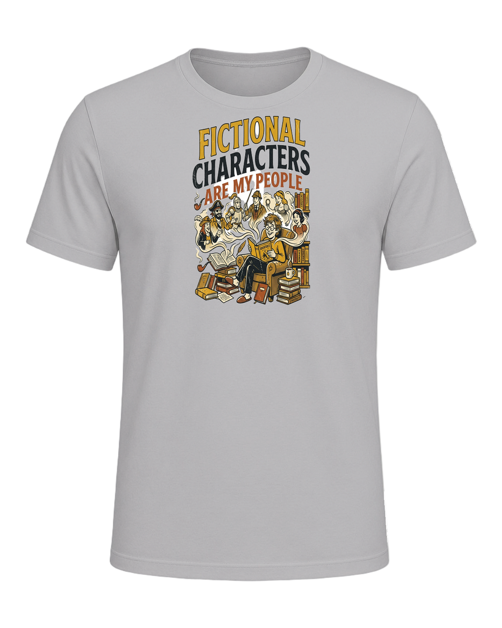 FICTIONAL CHARACTERS ARE MY PEOPLE — Athletic Heather