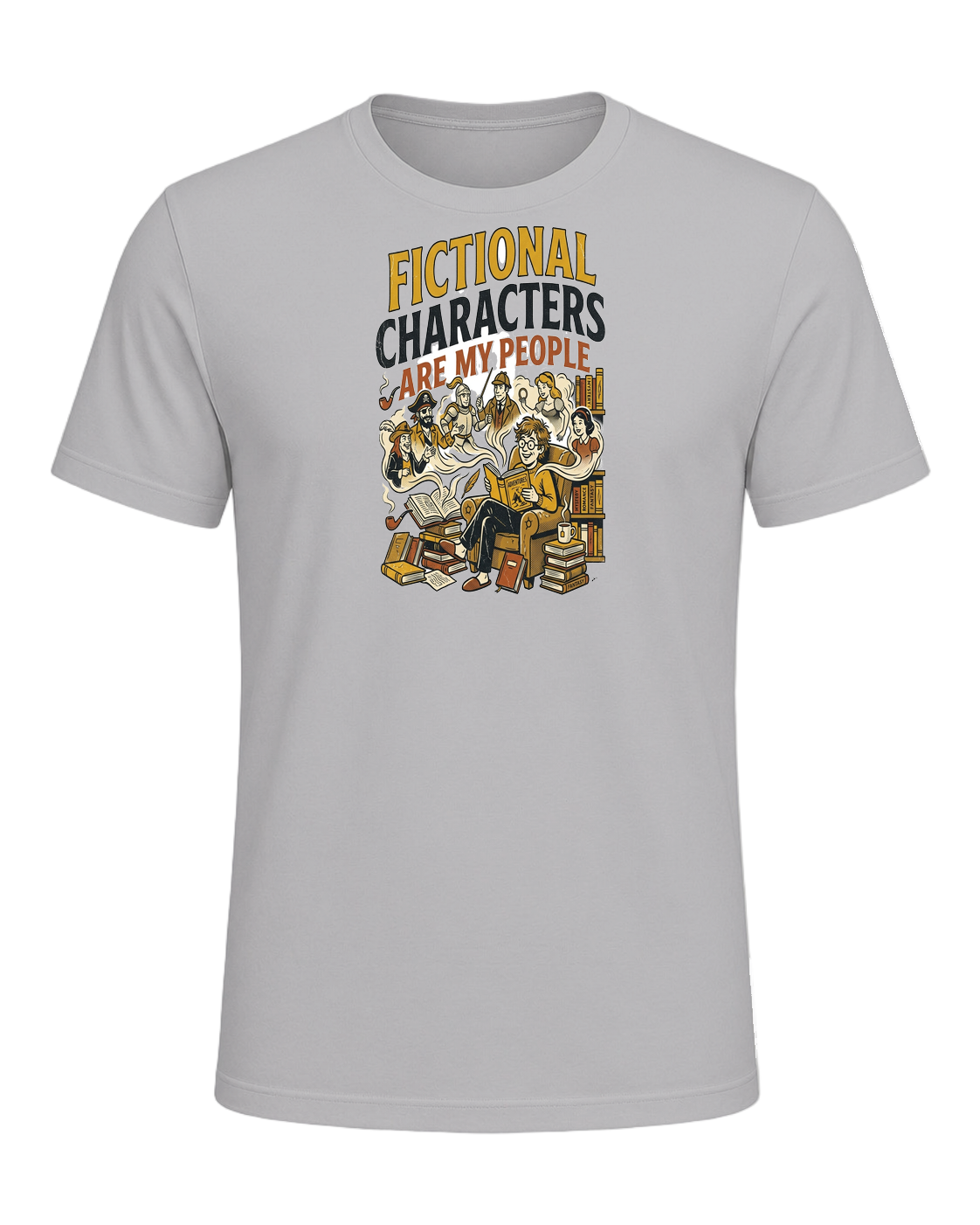 FICTIONAL CHARACTERS ARE MY PEOPLE — Athletic Heather