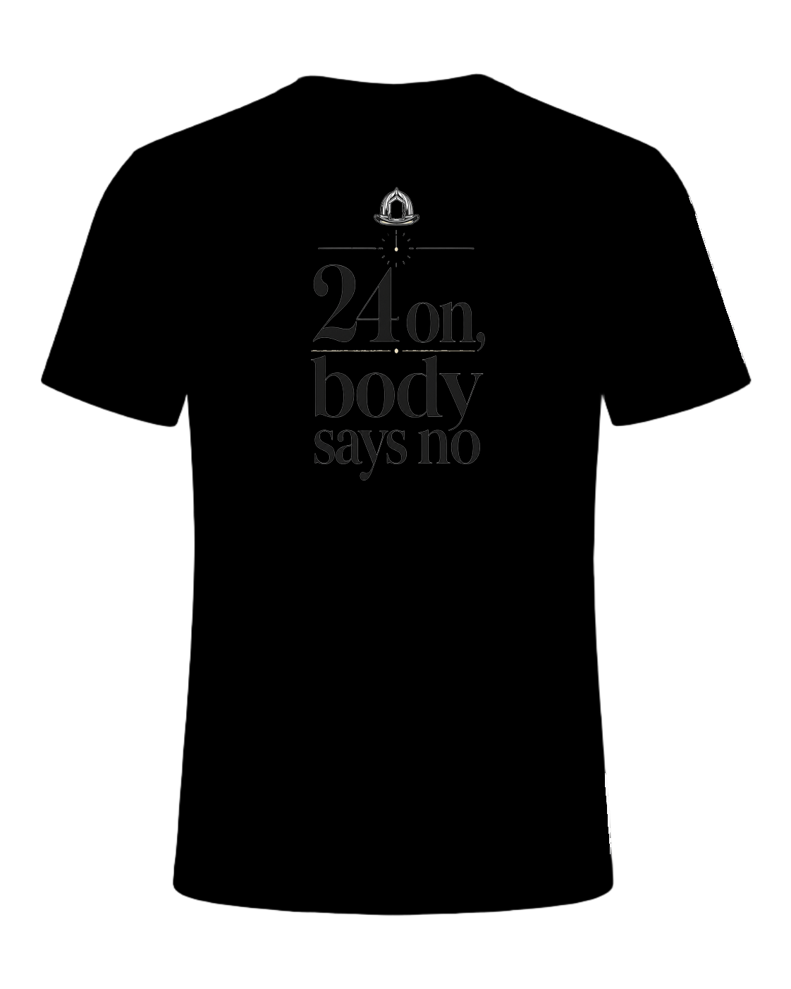 24 on, body says no — Black