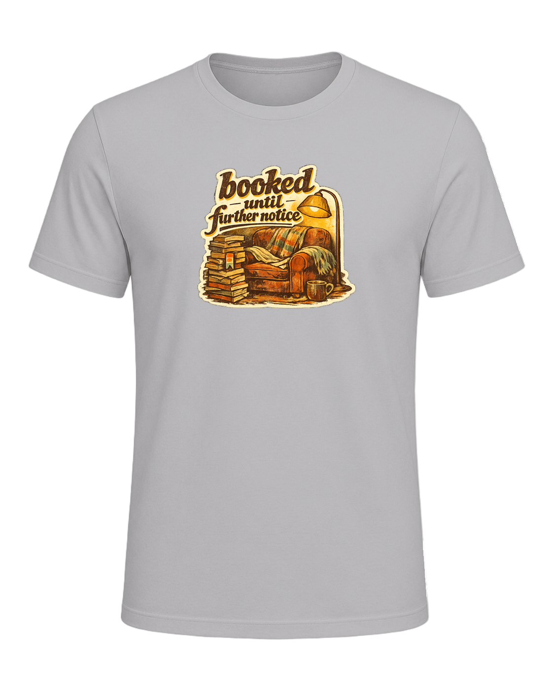 Booked Until Further Notice Tee — Athletic Heather