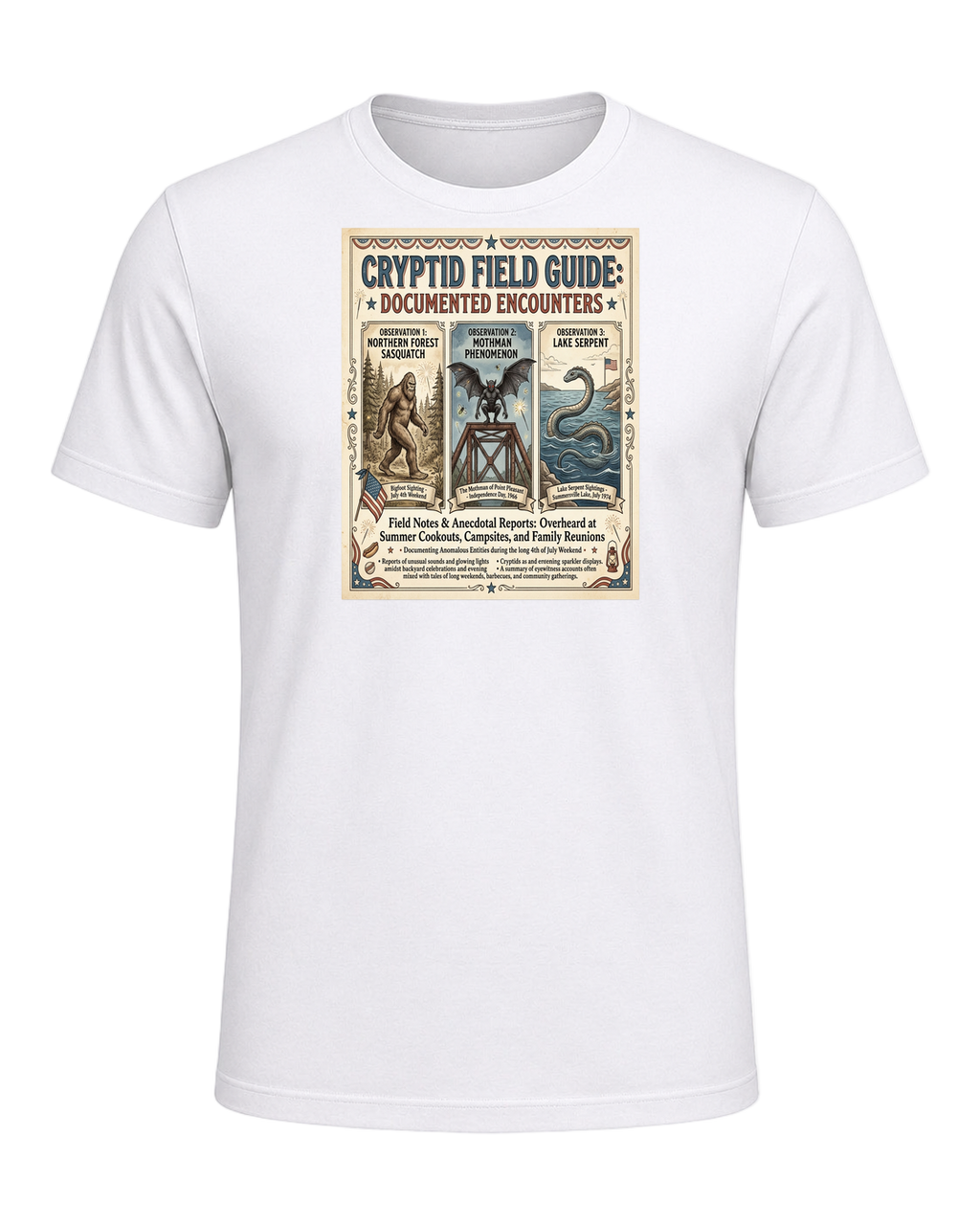 Cryptozoology Fan — White