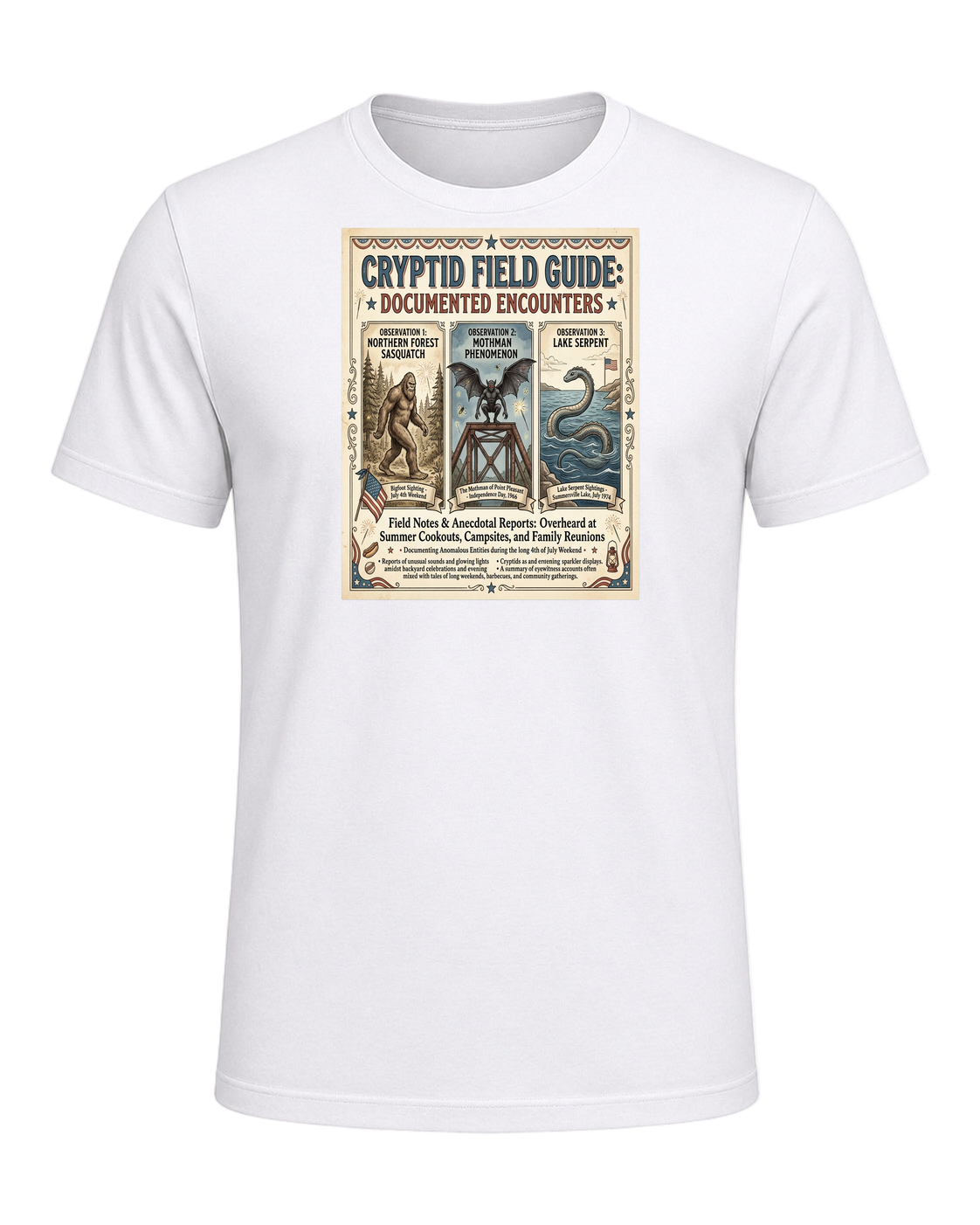 Cryptozoology Fan — White