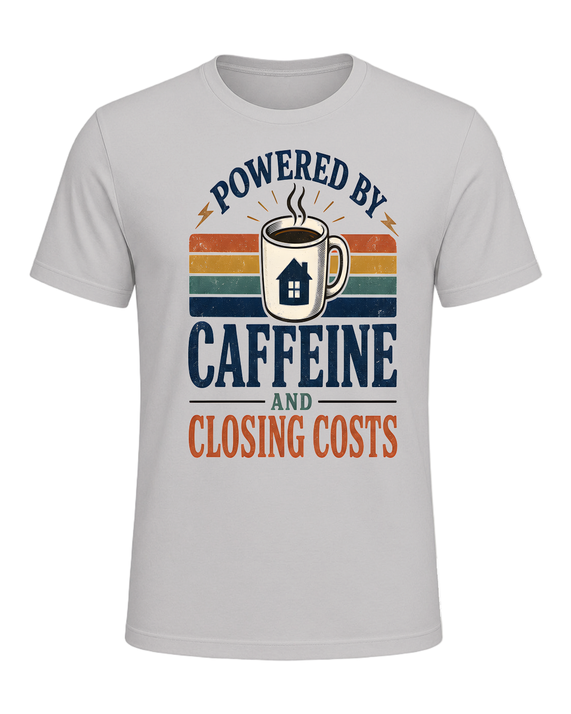 POWERED BY CAFFEINE AND CLOSING COSTS — Silver