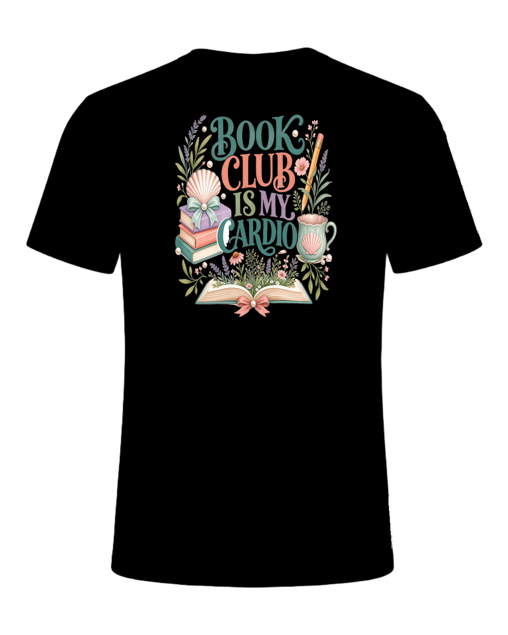 BOOK CLUB IS MY CARDIO — Black
