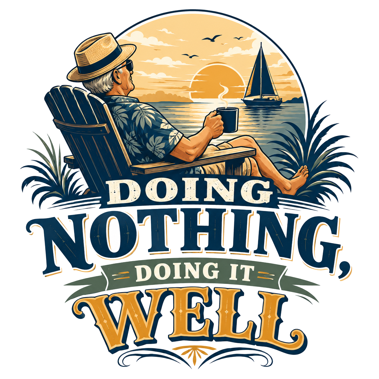 DOING NOTHING, DOING IT WELL