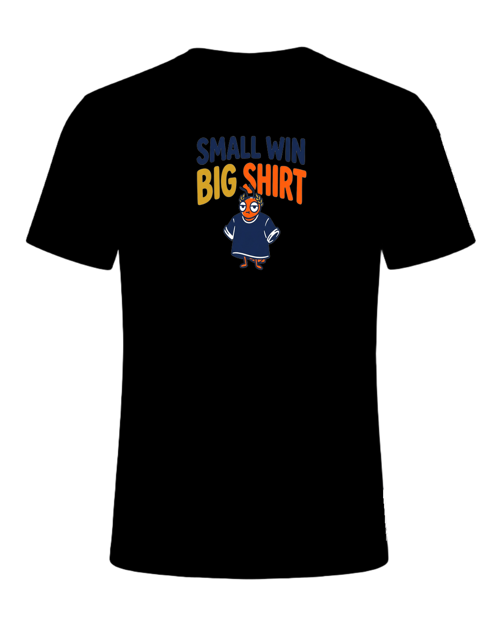 SMALL WIN BIG SHIRT — Black